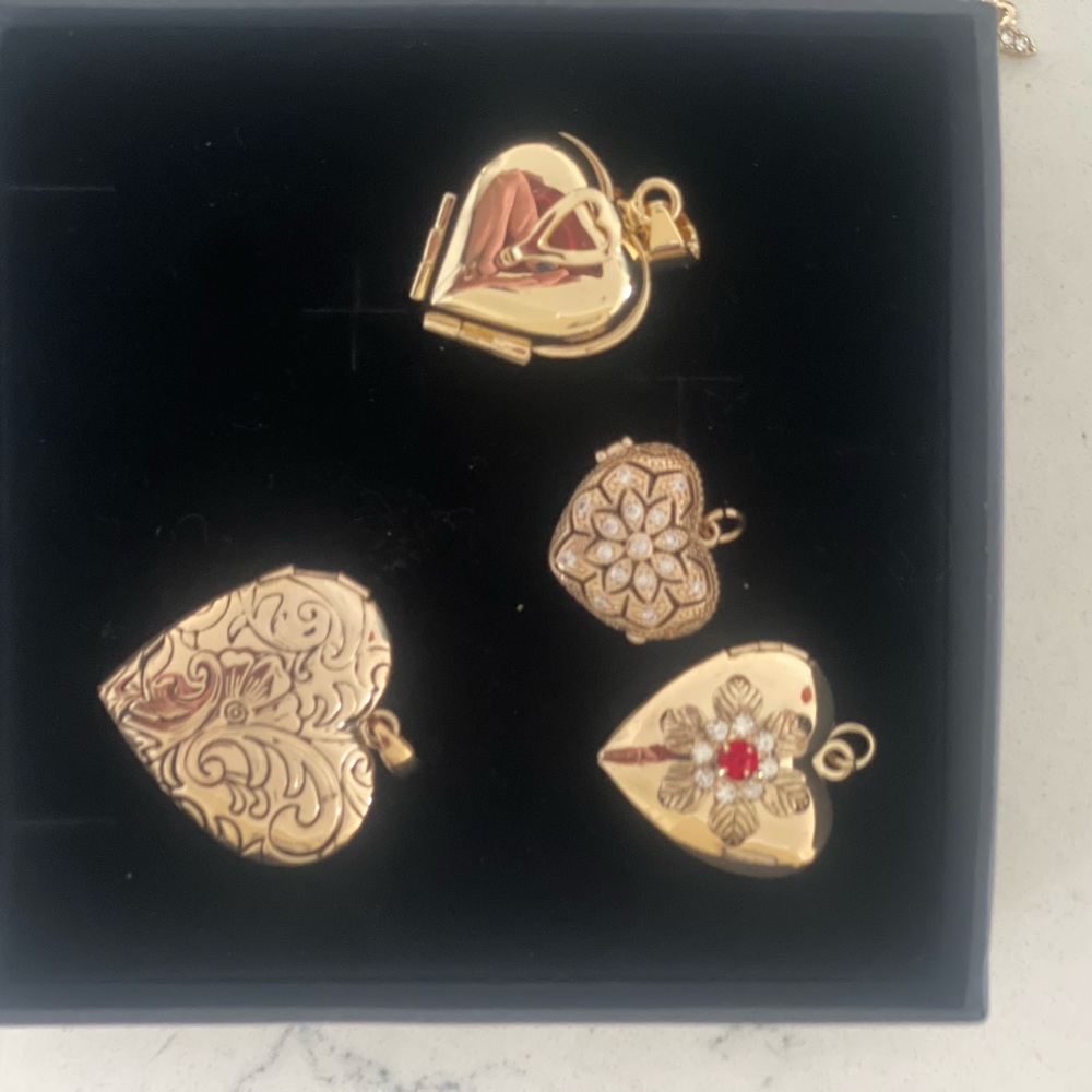 Gold Heart Lockets sold separately
